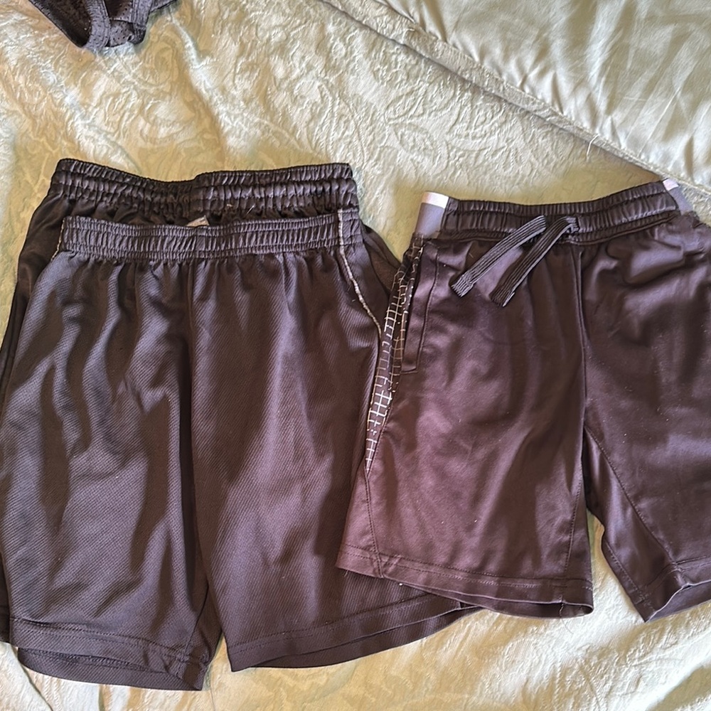 Brown Athletic Shorts Set